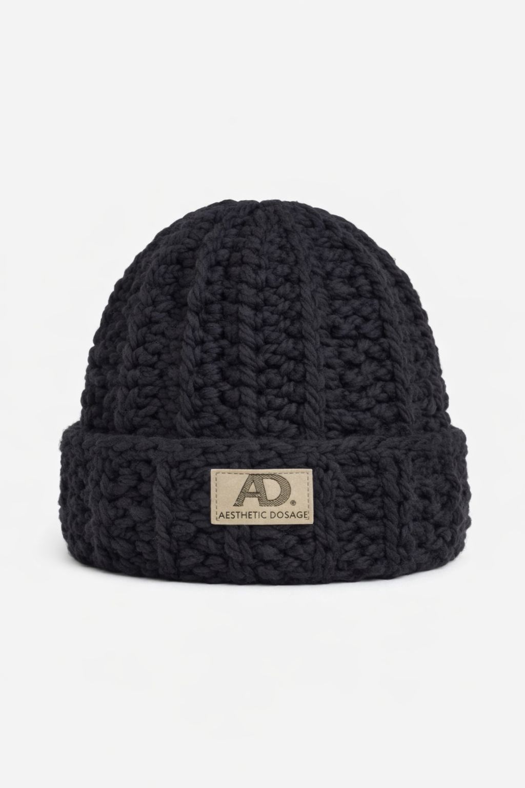 Super Chunky Mohair Crochet Beanie