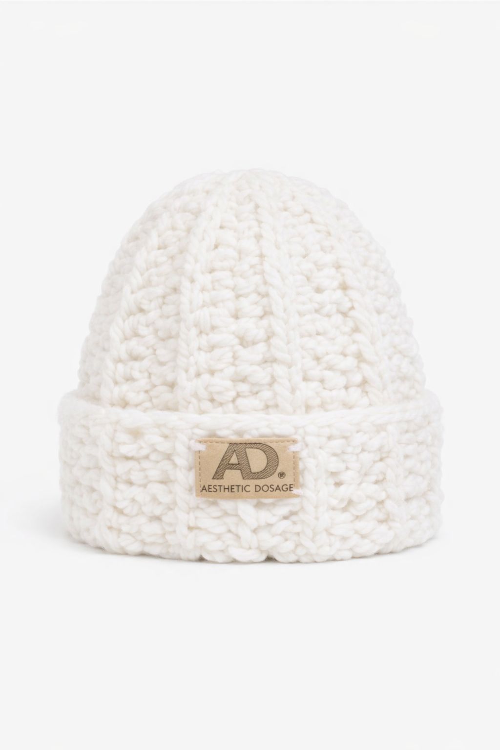 Super Chunky Mohair Crochet Beanie